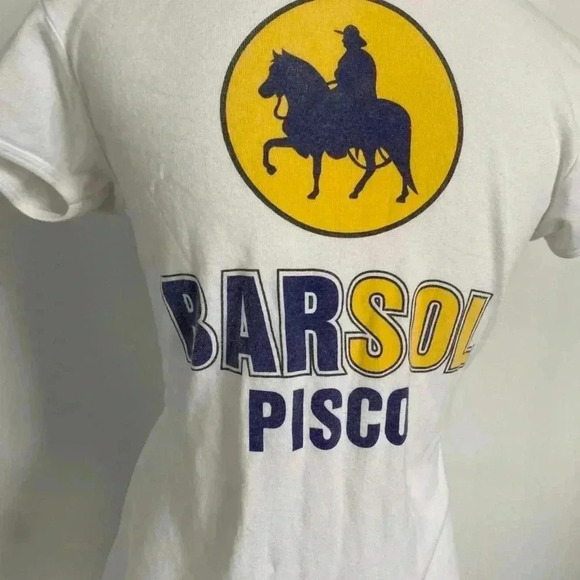 Barsol pisco alcohol graphic baby tee. - Picture 4 of 5